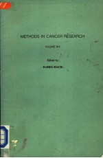 <em>METHODS</em> IN CANCER RESEARCH  VOLUME  XIV