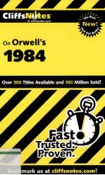CliffsNotes <em>On</em> Orwell's 1984