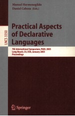 <em>Lecture</em> <em>Notes</em> <em>in</em> <em>Computer</em> <em>Science</em> 3350 Practical Aspects Of Declarative Languages <em>7th</em> <em>In</em>ternational 