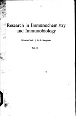 <em>RESEARCH</em> <em>IN</em> IMMUNOCHEMISTRY <em>AND</em> IMMUNOBIOLOGY VOL. 2