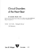 CLINICAL DISORDERS <em>OF</em> <em>THE</em> HEART BEAT  THIRD <em>EDITION</em>，THOROUGHLY REVISED