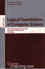 Lecture Notes in Computer Science 4514 Logical <em>Foundations</em> of Computer Science International Symposi