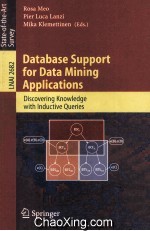 Lecture Notes in Artificial Intelligence 2682 Database <em>Support</em> <em>for</em> Data Mining Application Discoveri