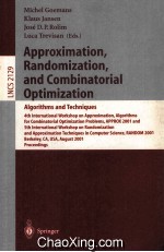 <em>Lecture</em> <em>Notes</em> <em>in</em> <em>Computer</em> <em>Science</em> 2129 Approximation