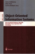 Lecture Notes in Computer <em>Science</em> 2425 Object-Oriented Information Systems 8th International Confere