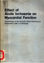 EFFECT OF ACUTE ISCHAE<em>M</em>IA ON <em>M</em>YOCARDIAL FUNCTION