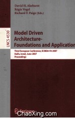 Lecture Notes <em>in</em> Computer <em>Science</em> 4530 Model Driven Architecture-Foundations <em>and</em> <em>Applications</em> Third 