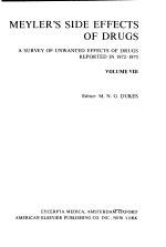 MEYLER'S SIDE EFFECTS <em>OF</em> <em>DRUGS</em>  VOLUME Ⅷ