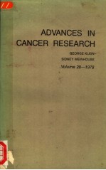 ADANCES <em>IN</em> CANCER RESEARCH  <em>VOLUME</em> <em>2</em>8