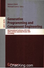 Lecture Notes in Computer Science 3676 Generative Programming and Component <em>Engineering</em> 4th Internat