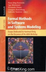 Lecture Notes in Computer Science 3393 Formal <em>Methods</em> in S<em>of</em>tware and Systems Modeling Essays Dedica