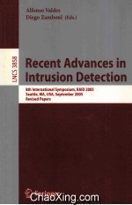 Lecture Notes in Computer <em>Science</em> 3858 Recent Advances in Intrusion <em>Detection</em> 8th International Symp