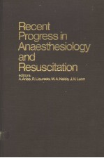 RECENT PROGRESS IN <e<em>m</em>>A</e<em>m</em>>N<e<em>m</em>>A</e<em>m</em>>ESTHESIOLOGY <e<em>m</em>>A</e<em>m</em>>ND RESUSCIT<e<em>m</em>>A</e<em>m</em>>TION