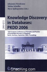 <em>Lecture</em> <em>Notes</em> <em>in</em> <em>Artificial</em> <em>In</em>telligence 3721 Knowledge Discovery <em>in</em> Databases:PKDD 2005 9th Europea
