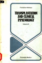 TRANSPLANTATION <em>AND</em> CLINICAL IMMUNOLOGY  <em>VOLUME</em> Ⅸ