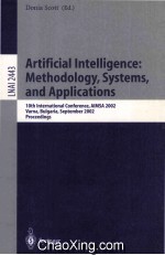 Lecture Notes in <em>Artificial</em> <em>Intelligence</em> 2443 <em>Artificial</em> <em>Intelligence</em>:Methodology