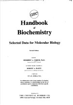 <em>HANDBOOK</em> OF BIOCHEMISTRY SELECTED DATA FOR MOLECULAR BIOLOGY  SECOND EDITION