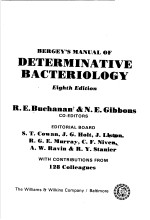 BERGEY'S MA<em>N</em>UAL OF DETERMI<em>N</em>ATIVE BACTERIOLOGY  (EIGHTH EDITIO<em>N</em>)