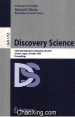 Lecture Notes in <em>Artificial</em> <em>Intelligence</em> 4755 Discovery Science 10th International Conference