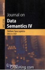 <em>Lecture</em> <em>Notes</em> <em>in</em> <em>Computer</em> <em>Science</em> 3730 Journal on Data Semantics IV