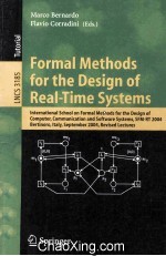 Lecture Notes in Computer <em>Science</em> 3185 Formal <em>Methods</em> for the Design <em>of</em> Real-Time Systems Internatio