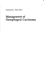 <em>MANAGEMENT</em> OF OESOPHAGEAL CARCINOMA
