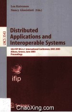 Lecture Notes in Computer <em>Science</em> 3643 Distributed Applications and Interoperable Systems 5th IFIP W