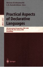 Lecture Notes <em>in</em> Computer <em>Science</em> 2257 Practical Aspects <em>Of</em> Declarative Languages 4th <em>In</em>ternational 