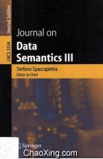 <em>Lecture</em> <em>Notes</em> <em>in</em> <em>Computer</em> <em>Science</em> 3534 Journal on Data Semantics III