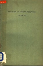 <em>METHODS</em> <em>IN</em> CANCER RESEARCH  VOLUME  XIII