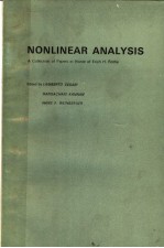 NONL<em>IN</em>EAR ANALYSIS  A COLLECTION <em>OF</em> PAPERS <em>IN</em> HONOR <em>OF</em> ERICH H.ROTHE