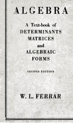 <em>A</em>lgebr<em>a</em> <em>A</em> <em>Text</em>-Book Of Determin<em>a</em>nts