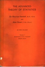 THE ADVANCED THEORY OF STATISTICS  VOLUME 1 DISTRIBUTION THEORY  FOURTH <em>EDITION</em>