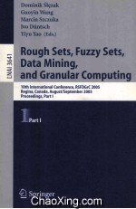 Lecture Notes in <em>Artificial</em> <em>Intelligence</em> 3641 Rough Sets