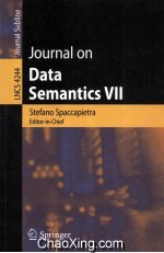 <em>Lecture</em> <em>Notes</em> <em>in</em> <em>Computer</em> <em>Science</em> 4244 Jurnal on Data Semantics VII