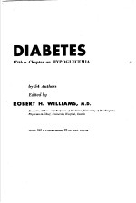 DIABETES：WIT<em>H</em> A C<em>H</em>APTER ON <em>H</em>YPOGLYCEMIA