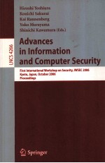 <em>Lecture</em> <em>Notes</em> <em>in</em> <em>Computer</em> <em>Science</em> 4266 Advances <em>in</em> <em>In</em>formation <em>and</em> <em>Computer</em> Security First <em>In</em>ternati