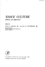 TISSUE CULTURE  MTEHODS <em>AND</em> <em>APPLICATIONS</em>