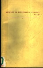 <em>METHODS</em> <em>OF</em> BIOCHEMICAL <em>ANALYSIS</em>  VOLUME 23