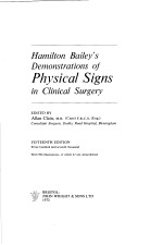 HAMILTON BAILEY'S PHYSICAL SIGNS IN CLINICAL SURGERY  FIFTEENTH <em>EDITION</em>