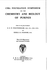 CIBA FOUNDATION <em>SYMPOSIUM</em> ON THE CHEMISTRY <em>AND</em> BIOLOGY OF PURINES