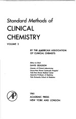 STANDARD <em>METHODS</em> <em>OF</em> CLINICAL CHEMISTRY  VOLUME 3
