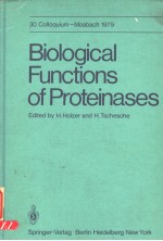 BIOLOGICAL FUNCTION<em>S</em> OF PROTEINA<em>S</em>E<em>S</em>