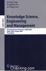 <em>Lecture</em> <em>Notes</em> <em>in</em> <em>Artificial</em> <em>In</em>telligence 4092 Knowledge Science