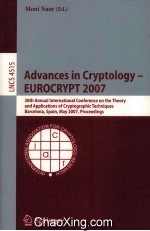 Lecture Notes in Computer <em>Science</em> 4515 Advances in Cryptology-EUROCRYPT 2007 26th Annual Internation