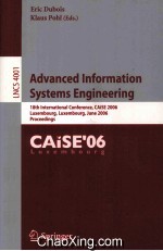 Lecture Notes in Computer Science 4001 <em>Advanced</em> Information Systems <em>Engineering</em> 18th International C