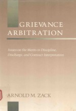 GRIEVANCE ARBITRATI<em>ON</em> <em>ISSUES</em> <em>ON</em> THE MERITS <em>IN</em> DISPL<em>IN</em>E