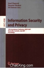 <em>Lecture</em> <em>Notes</em> <em>in</em> <em>Computer</em> <em>Science</em> 4586 <em>In</em>formation Security and Privacy 12th Australasian Conference