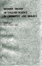 MODERN TRENDS OF COLLOID <em>SCIENCE</em> <em>IN</em> <em>CHEMISTRY</em> <em>AND</em> <em>BIOLOGY</em>