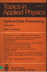 <em>OPTICAL</em> DATA PROCESSING APPLICATIONS